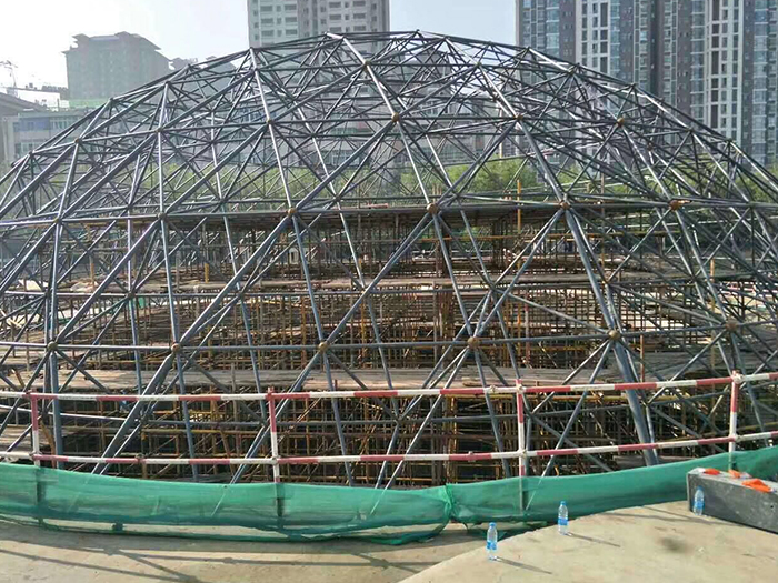 营口球形网架钢结构施工